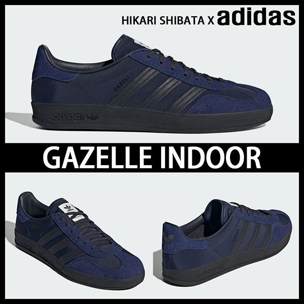 ★アディダス originals x hikari shibata 偽物★gazelle indoor★追跡可ih9986