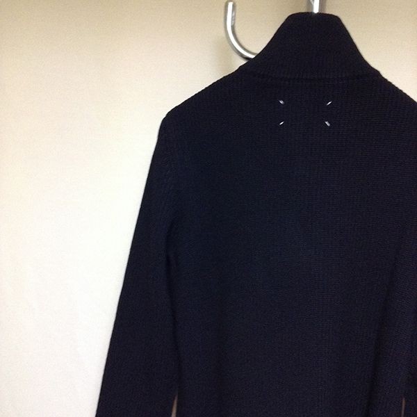 ドライバーズニット マルジェラ 偽物☆ブラック&ブルー si1ha0013