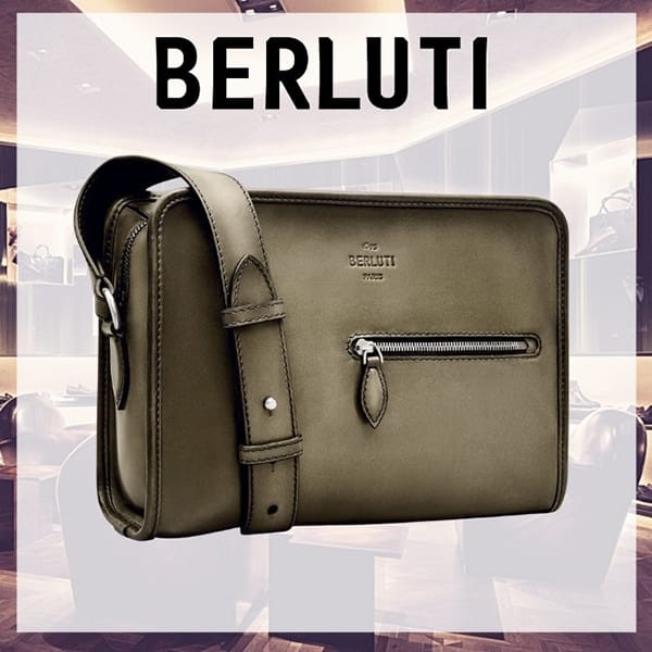 大人お洒落ベルルッティ 偽物 シンプル☆journalier レザー メッセンジャーバッグ journalier-v3