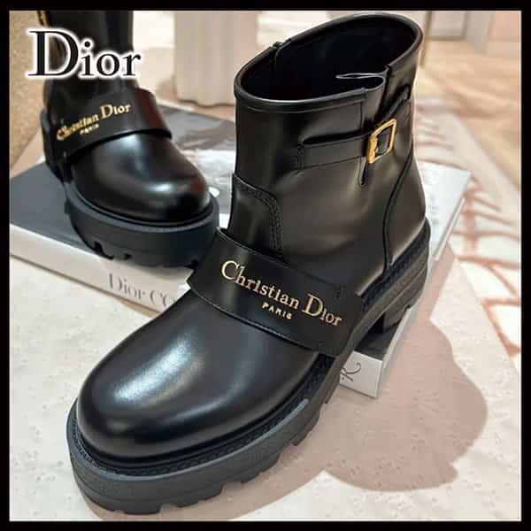 高級感溢れるディオール d-quest ショートブーツ 激安 kdt070vea_s900