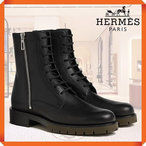 新色登場★エルメス ショートブーツ 《ユスタン》h232946zh01400