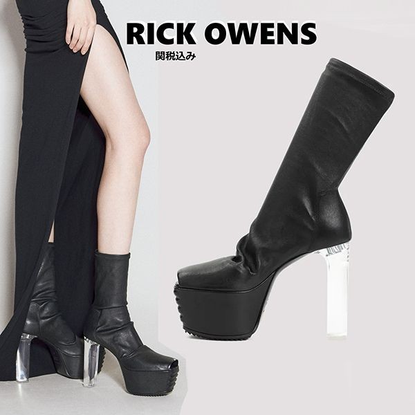 大人気定番リックオウエンス グリルストレッチ 65ブーツ 偽物 rp01d2845