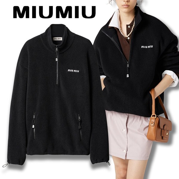 ミュウミュウ フリース スウェットシャツ コピー mjl043_15v3_f0002_s_ooo