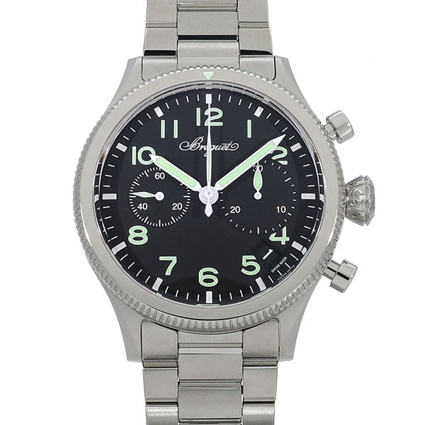 ブレゲ タイプ20 偽物 クロノグラフ 2057 2057ST/92/SW0 ブラック メンズ