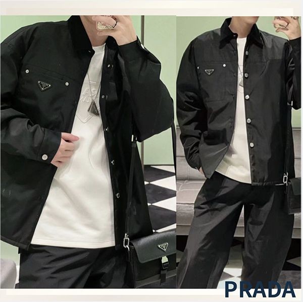 すぐ届長く愛用シンプルスタイリッシュ☆プラダ☆re-nylonジャケット 激安 pd11201
