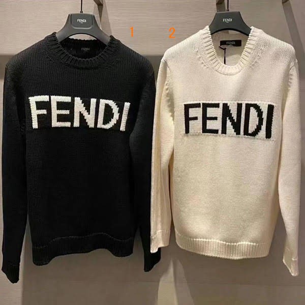 フェンディ コピー セーター ウール クルーネック 長袖 fzz387a3m3f0qa0