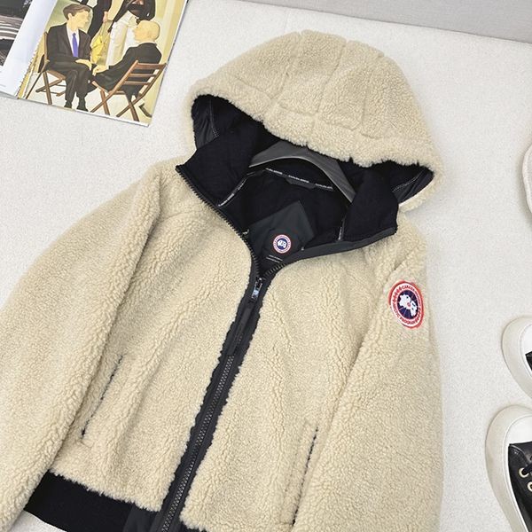 カナダグース オーバー サイズ パイル フリース コピー ジャケット w24121201