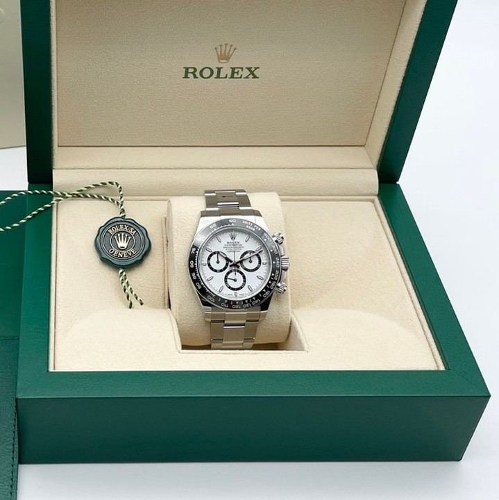 最新作 ロレックス デイトナ 偽物 126500LN ホワイト ステンレススチール オイスターブレス 40mm