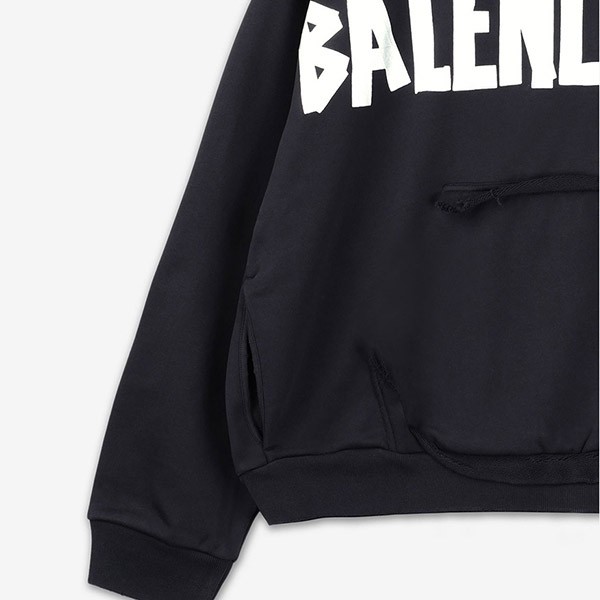 [一番信用]関税負担なし☆バレンシアガ Ripped Pocket パーカー コピー フーディ 744441 TQVQ9 1073