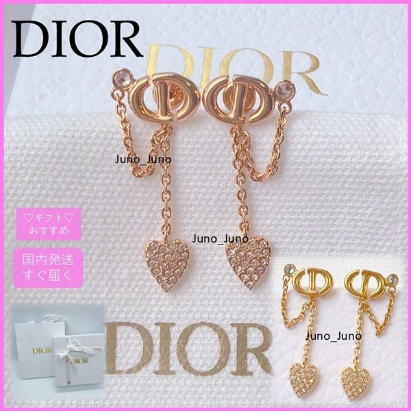 トレンド最先端ディオール ピアス 激安 CD NAVY ハート ギフト かわいい dr12072