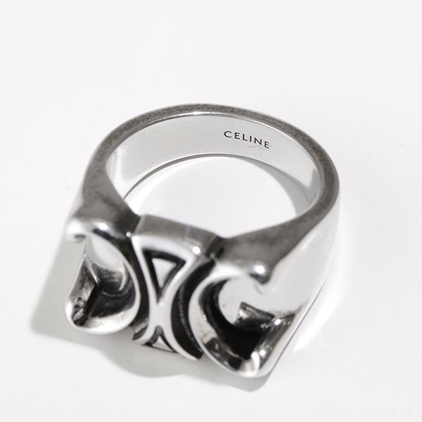 高級感溢れる☆セリーヌ リング 偽物 chunky triomphe ring 461dr6bra トリオンフ