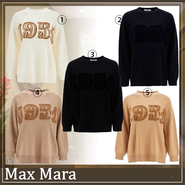 マックスマーラ☆FIDO オーバーサイズ ニット 偽物 FIDO