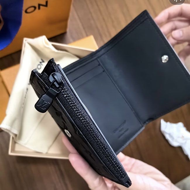 ルイヴィトン ヴィクター・ウォレット ミニ財布 コピー 黒 M12635