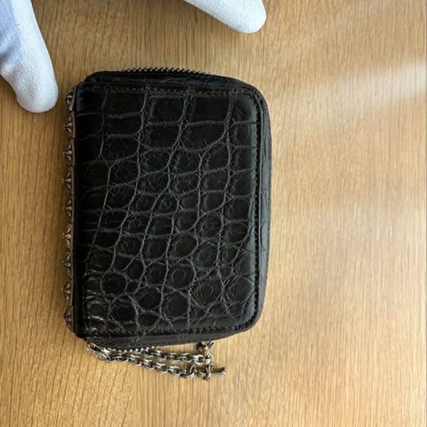 今季新作クロムハーツ 3 SIDE ZIP ALLGTR 財布 アリゲーター クロコ 偽物 ch12188