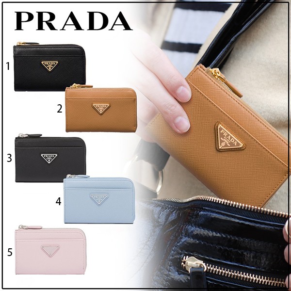 新色登場★プラダ トライアングル キーケース ミニ財布 コピー 小銭入れ 5色 pld21154