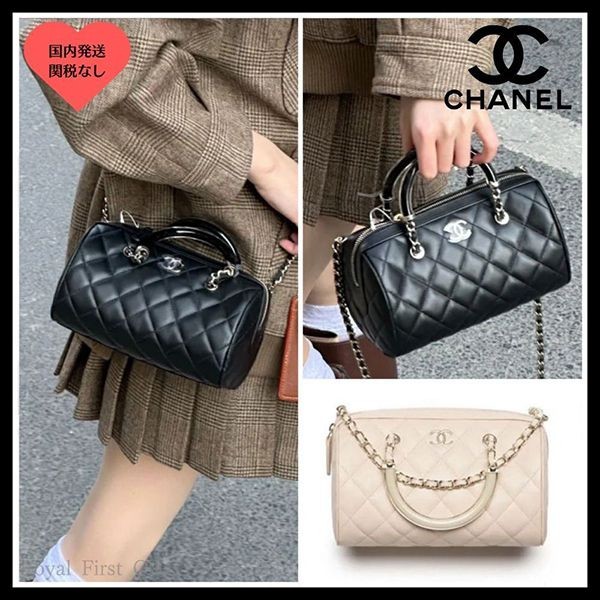 ◎スケルトンなハンドル◎シャネル ショルダーバッグ パロディ AP4411