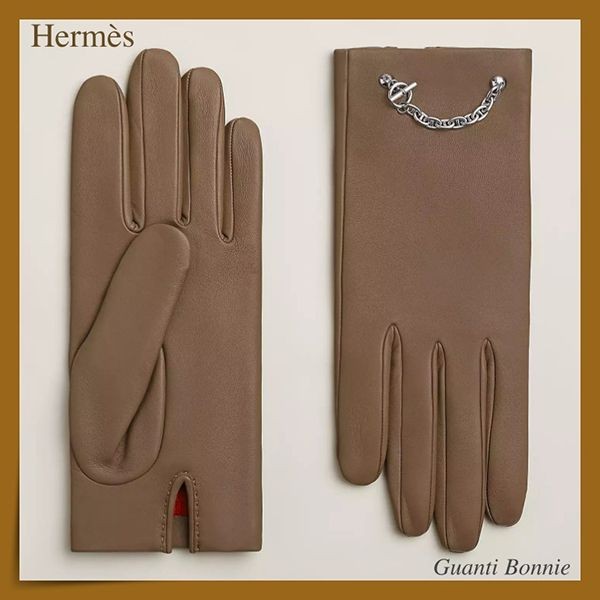 【エルメス】シェーヌダンクルチェーン印象的☆Bonnie グローブ 偽物 H242051G
