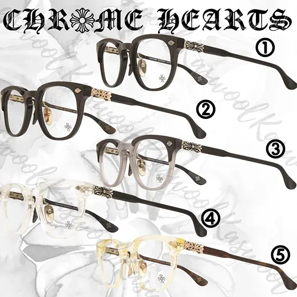 クロムハーツ RODSICLE フローラル メガネ コピー 25022213