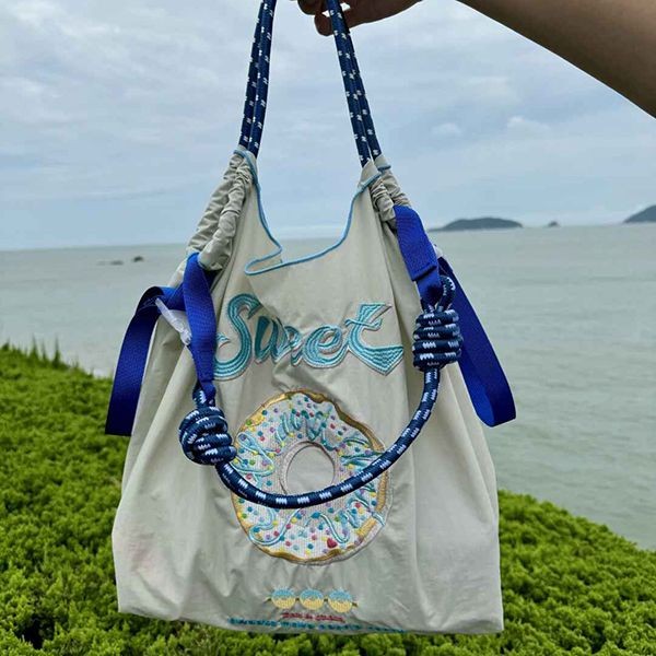 ボールアンドチェーン バンダナ刺繍 エコバッグ wd25020804