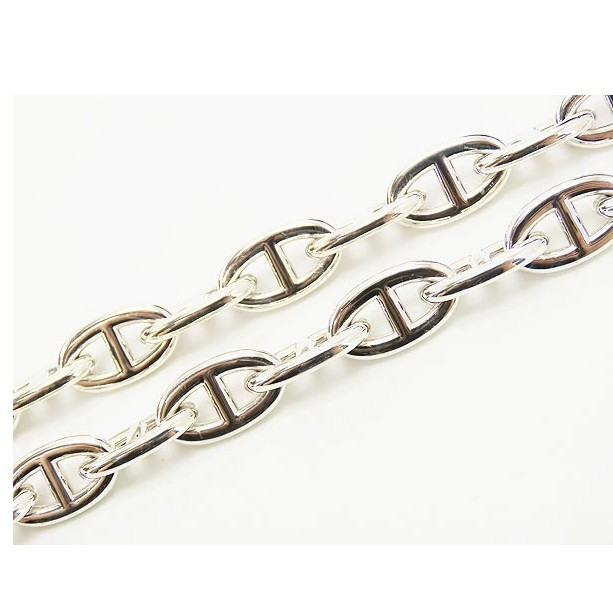 エルメス シェーヌダンクル GM ネックレス ペンダント チョーカー シルバー925 25021301