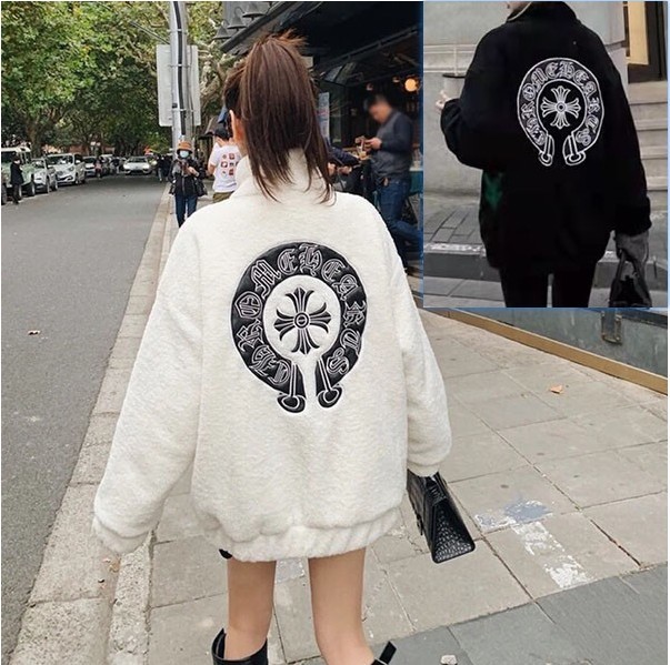 肌触りな クロムハーツ ジャケット コピー ロゴ ジップアップ 2色 K25021902