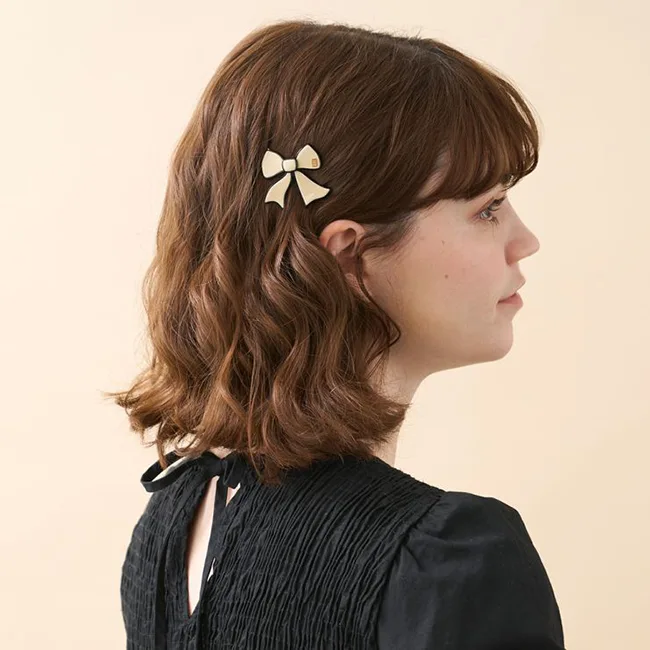 アレクサンドルドゥパリ 偽物 可愛い リボン ボールピン ATB-18365-02S