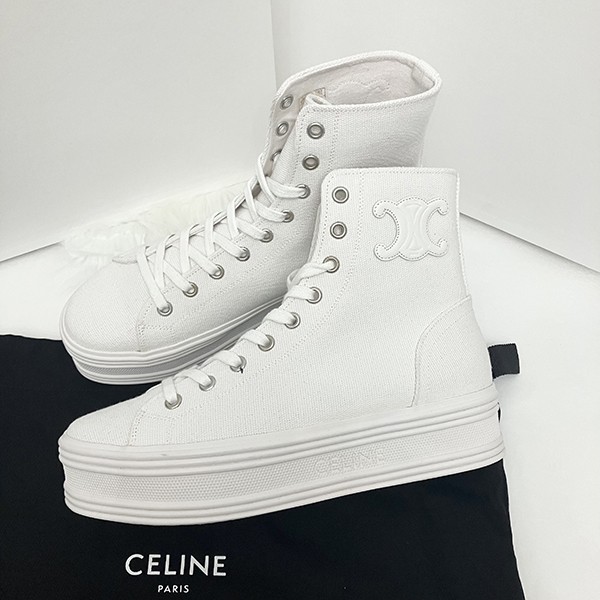 今季新作SALE!! 数量限定セリーヌ トリオンフ 厚底ハイカットシューズ コピー sl995844