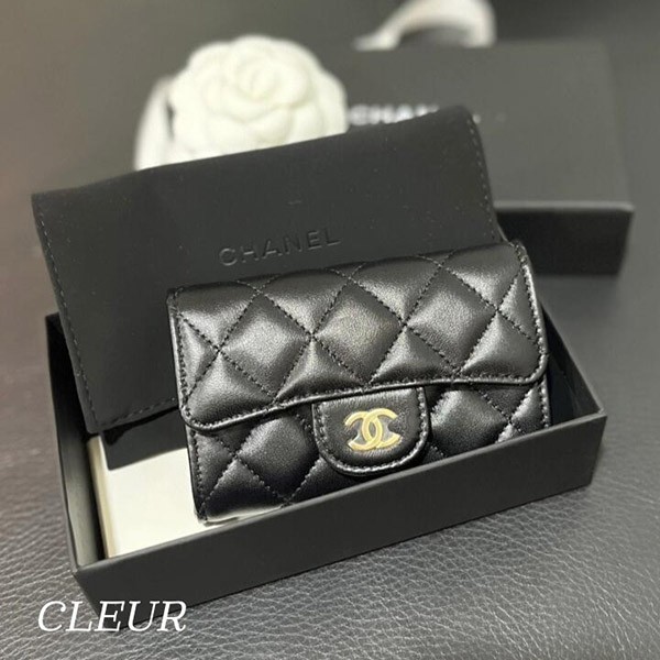 【上品/ユニセックス☆】シャネル 名刺入れ カードケース コピー ホルダー キャビア AP0214