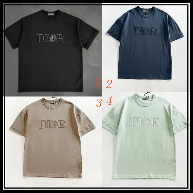 大人気!!新色ディオール ストーンアイランド クルーネック Tシャツ 493J638B0554