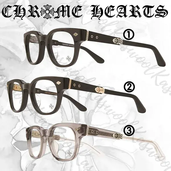 激安価格！クロムハーツ JENNA TAIL YEA メガネ スーパーコピー 25022212