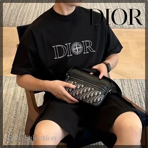 ディオール AND ストーンアイランド Tシャツ パロディ【コラボ】493J638B0554
