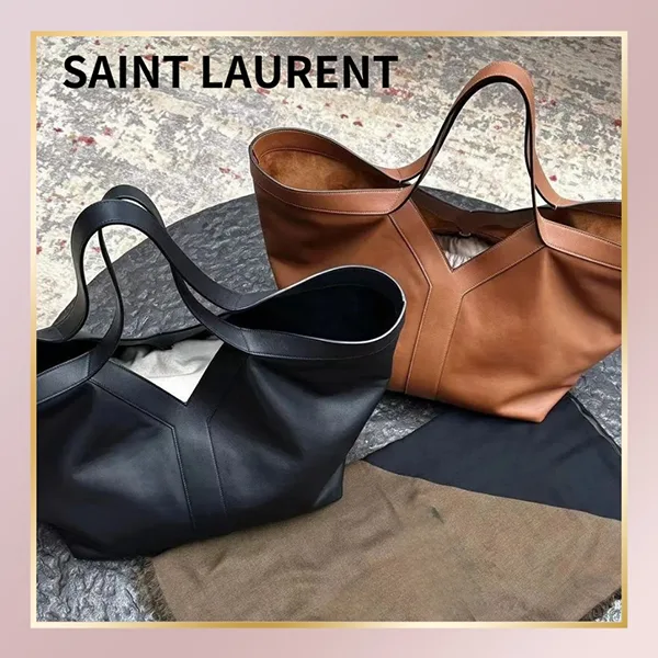 【手元に在庫有】サンローラン Ｙ トートバッグ レプリカ レザー カーフスキン 2色 ysl885584