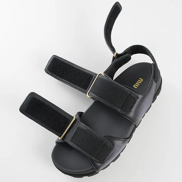 プレゼントに最適ミュウミュウ コピー スポーティーレザーサンダル 2色 5X134E3F33