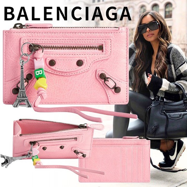 【バレンシアガ コピー】Le City ロング コイン&カードホルダー 250313