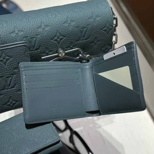 関税なしヴィトン 折り畳み 財布 ベージュ グリーン 偽物 M13890 M14252