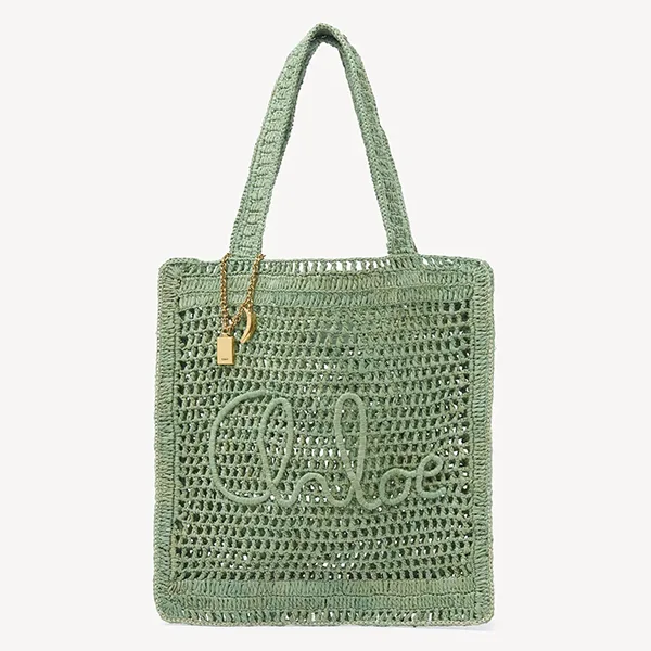 クロエ かごバッグ 偽物 ラフィア製SUMMER BANANAトートバッグ cl253281