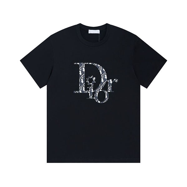 ディオール 半袖 コットン ロゴ Tシャツ パロディ 2色 w25030401