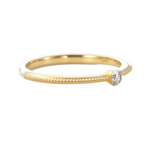 アガット スーパーコピー K18ダイヤモンドリング 0.07カラット 10164111085