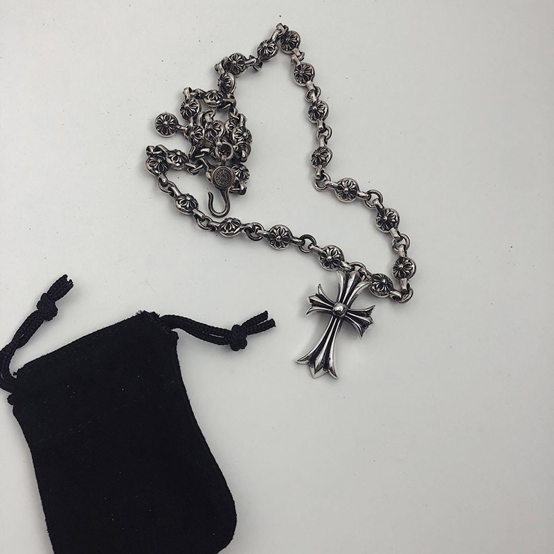 クロムハーツ クロスボール 偽物 ネックレス/ CH Cross w/Cross Ball 20inch chp63