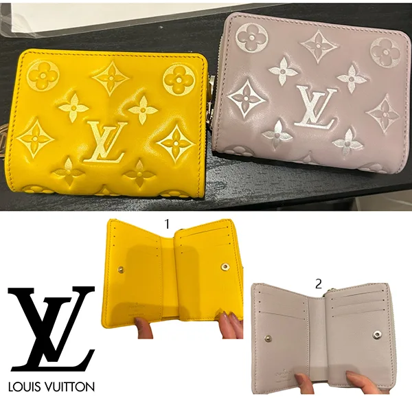 ルイヴィトン コピー ポルトフォイユ・ルー ミニ財布 2色 M13792