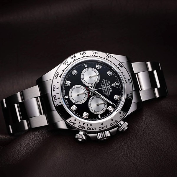 n級2023年新作 ロレックス コスモグラフ デイトナ 偽物 ホワイトゴールド ブライトブラック／スチール 126509