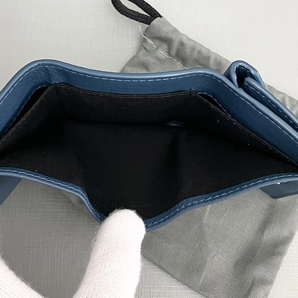 新作限定♪バレンシアガ コピー ペーパーミニウォレット 三つ折り ロゴ 3914461803N