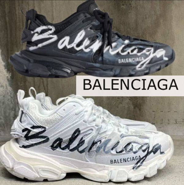 送料込追跡有【25AW】バレンシアガ Track スニーカー 偽物 トラック ロゴ Graffiti 253102