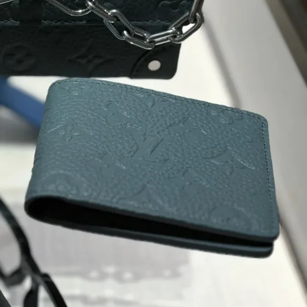 関税なしヴィトン 折り畳み 財布 ベージュ グリーン 偽物 M13890 M14252