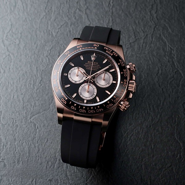 先取り！2023年新作 ロレックス コスモグラフ デイトナ コピー エバーローズゴールド・セラミック ブライトブラック/サンダスト 126515LN