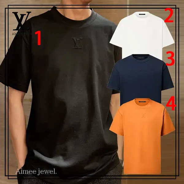 《大人気》25SS ルイヴィトン エンボスLV Tシャツ コピー 1AA5E0