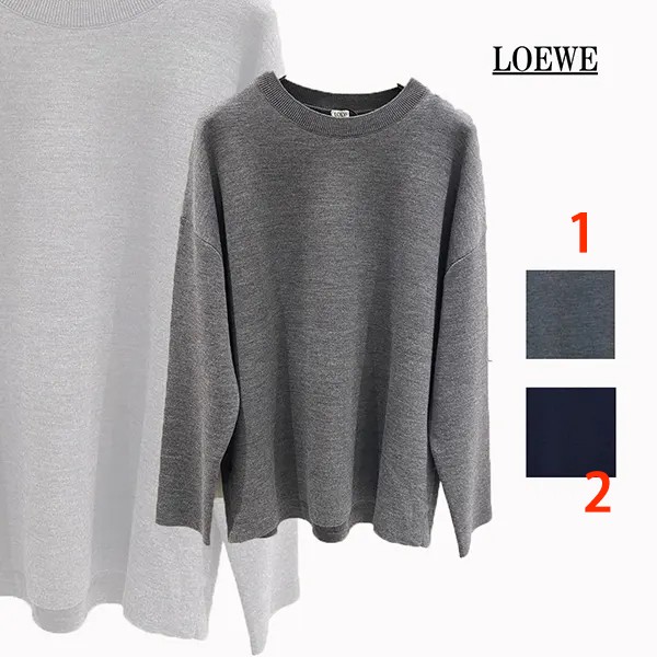 ロエベ Anagram ロゴ 長袖 ウール ニット コピー セーター H526Y14KK7