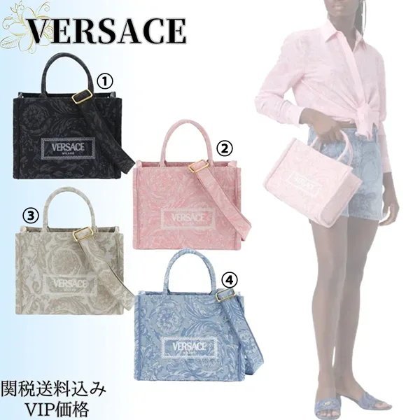 【即発】ヴェルサーチ バロッコ コピー アテナ スモール トートバッグ 10115641A097412VE9V