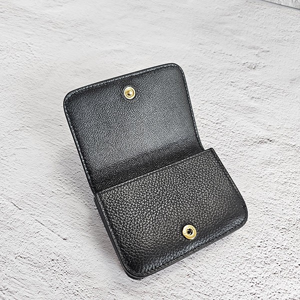 バレンシアガ 偽物 CASH ミニウォレット 小銭入れ付き レザー 三つ折り 財布 25031302