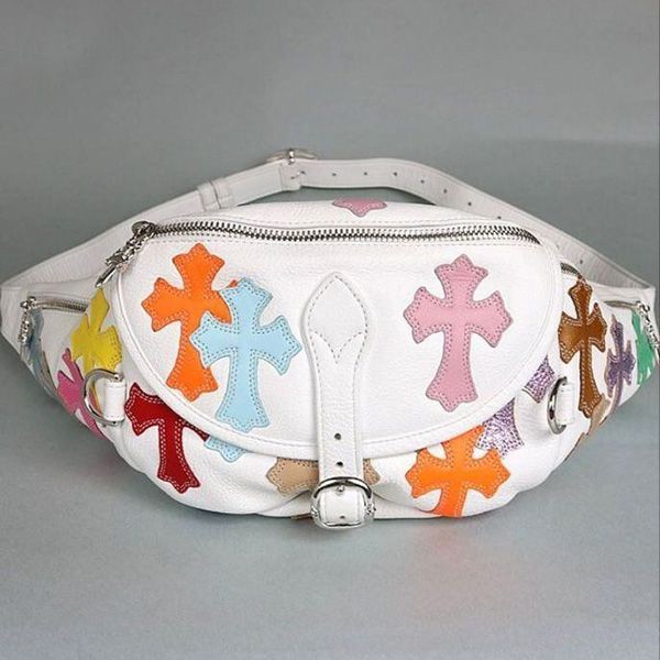 クロムハーツ スナットパック 偽物 1 ラージ ボディバッグ マルチカラー クロスパッチ ch25331